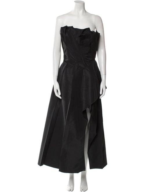 Alexander McQueen Strapless Long Dress