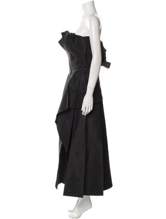 Alexander McQueen Strapless Long Dress