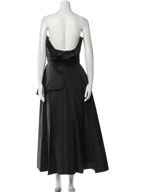 Alexander McQueen Strapless Long Dress