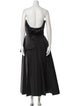 Alexander McQueen Strapless Long Dress