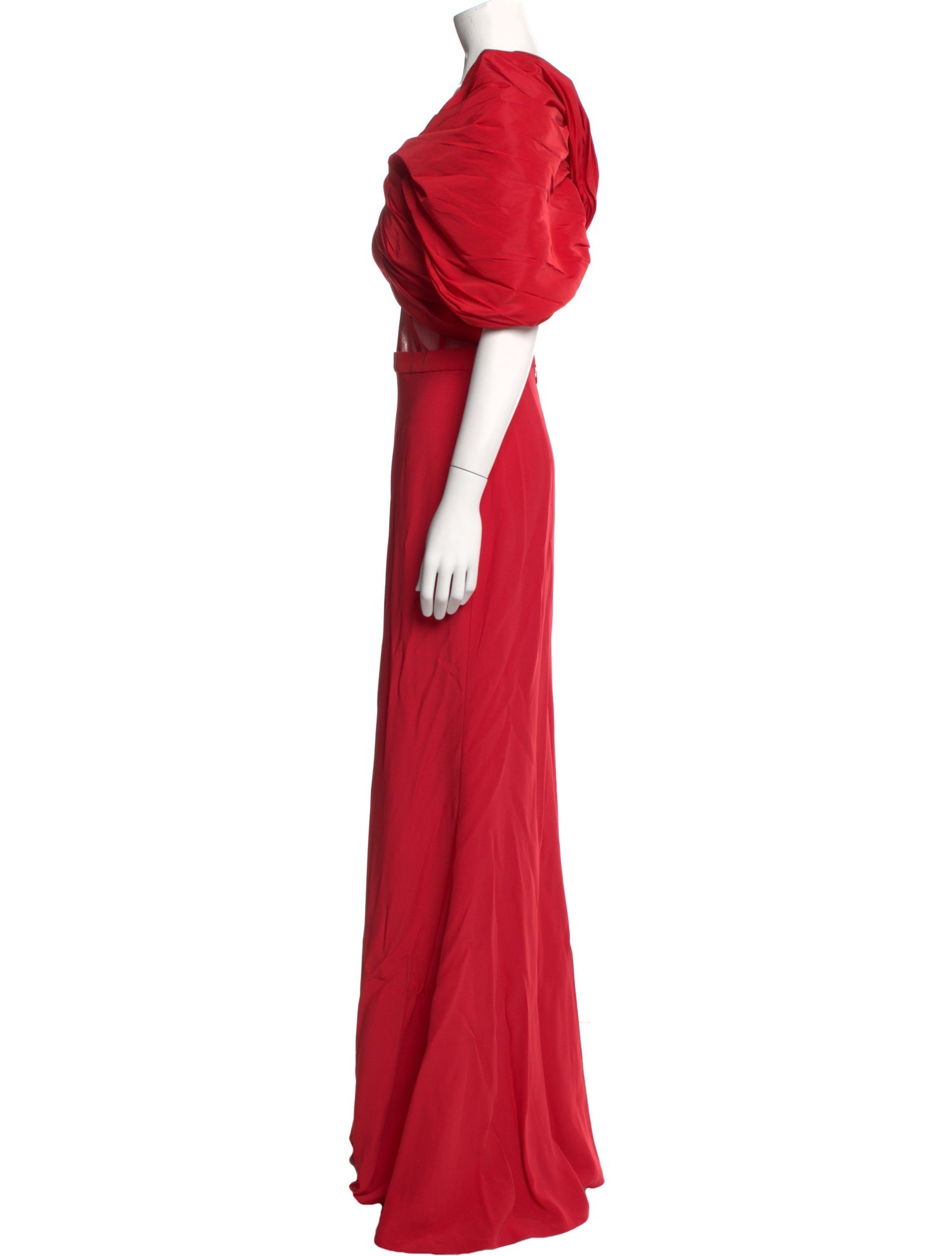 Alexander McQueen Square Neckline Long Dress