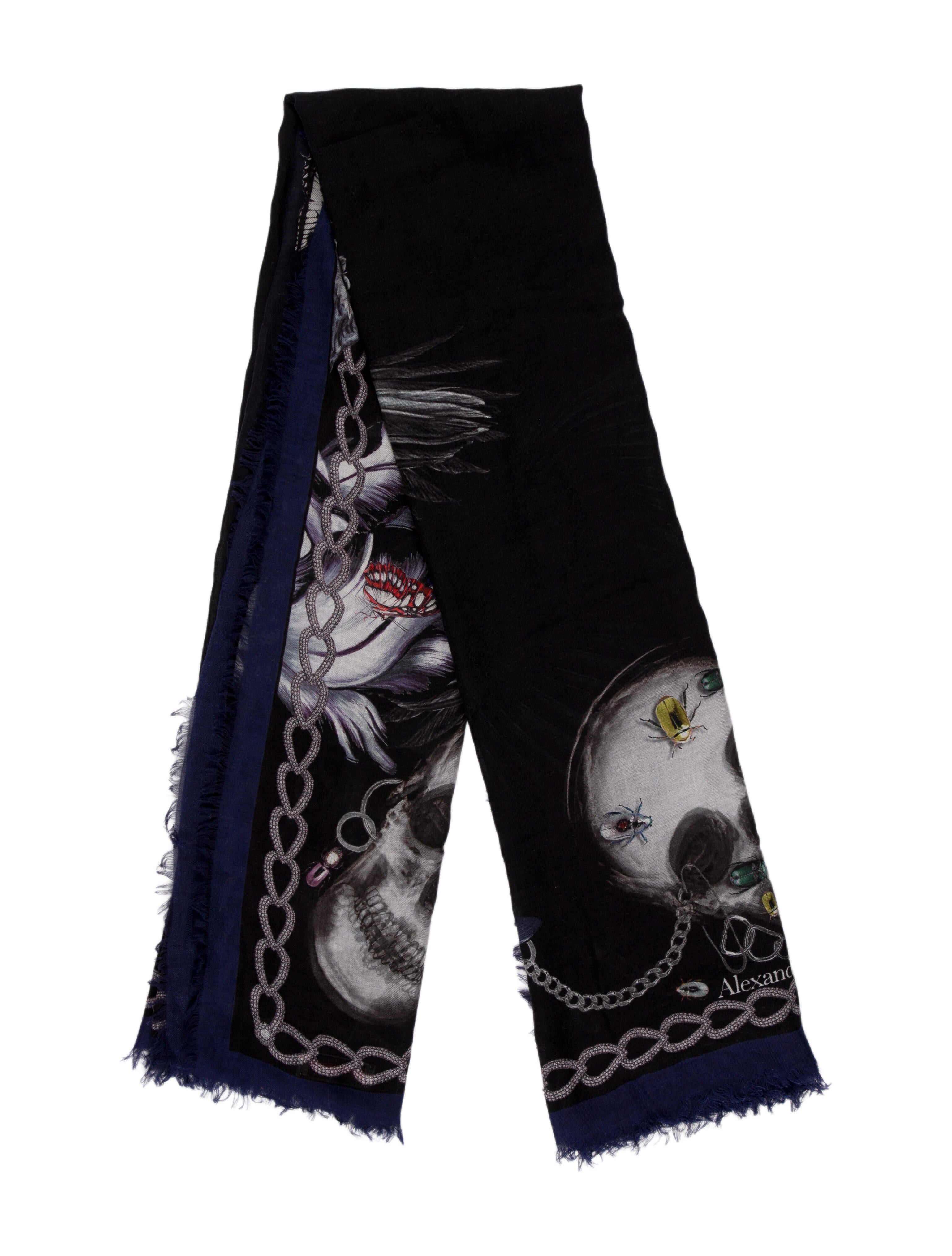 Alexander McQueen Printed Scarf