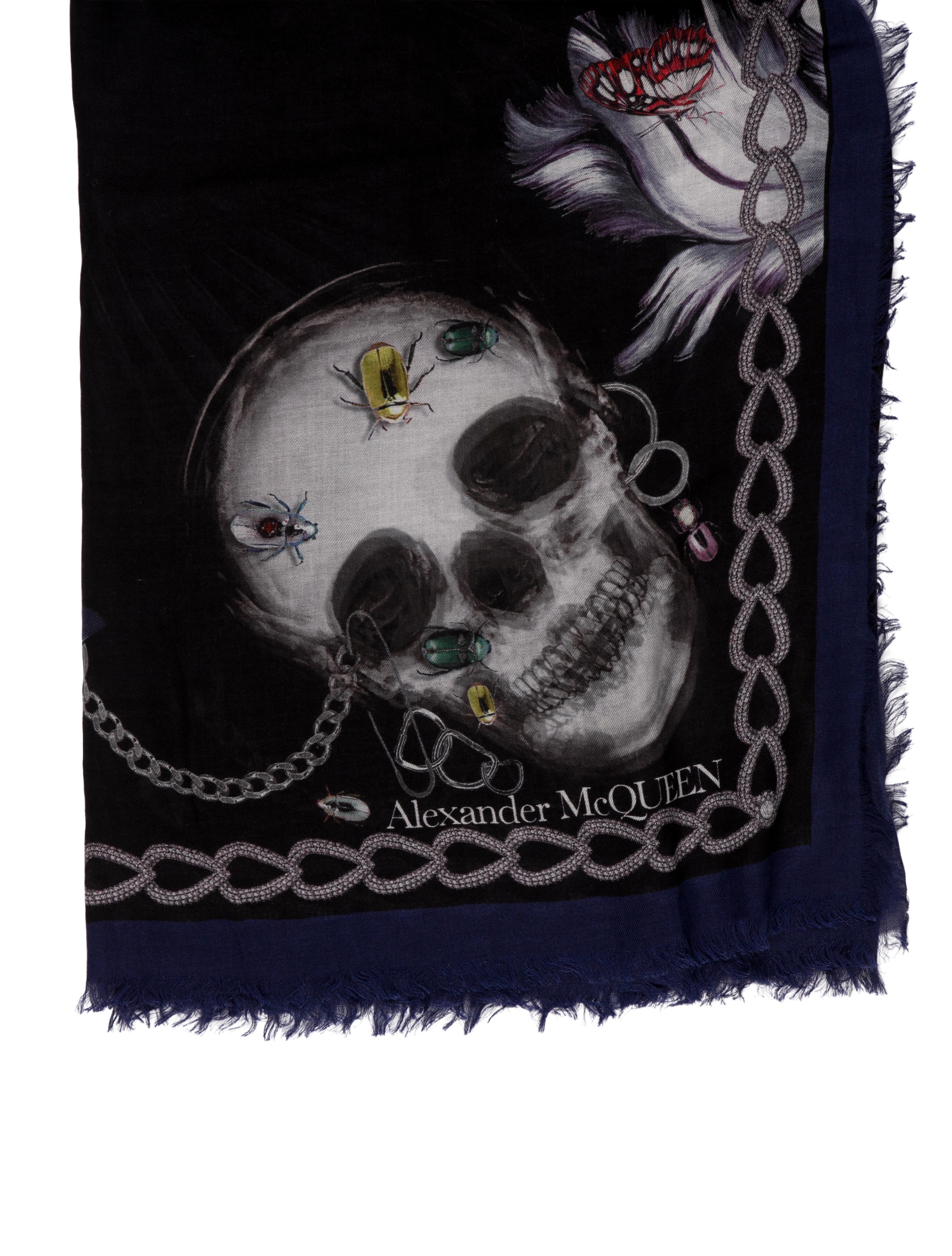 Alexander McQueen Printed Scarf