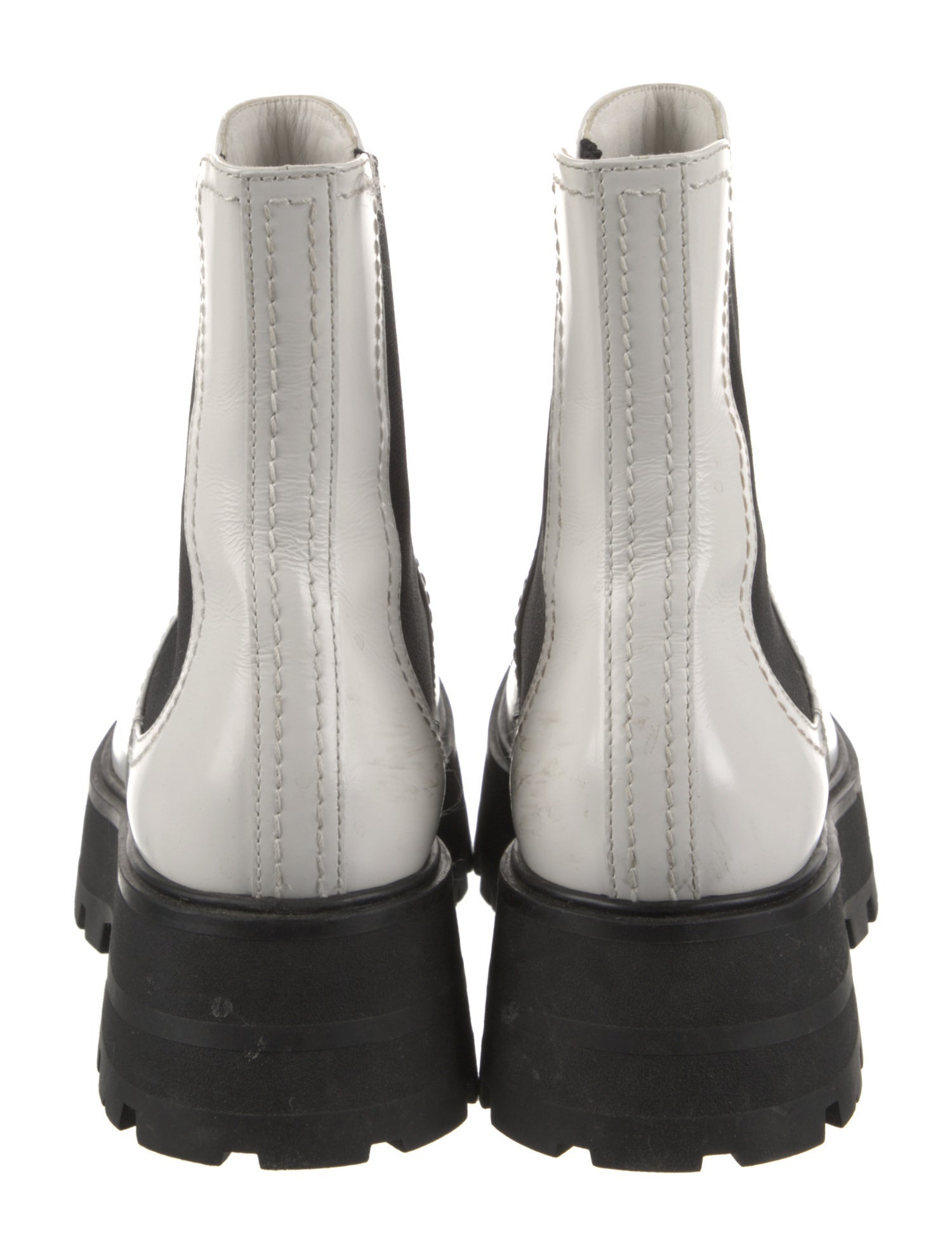 Alexander McQueen Leather Chelsea Boots