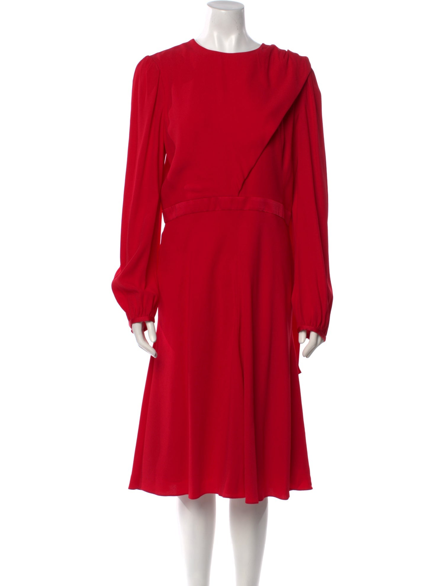 Alexander McQueen Crew Neck Midi Length Dress w/ Tags
