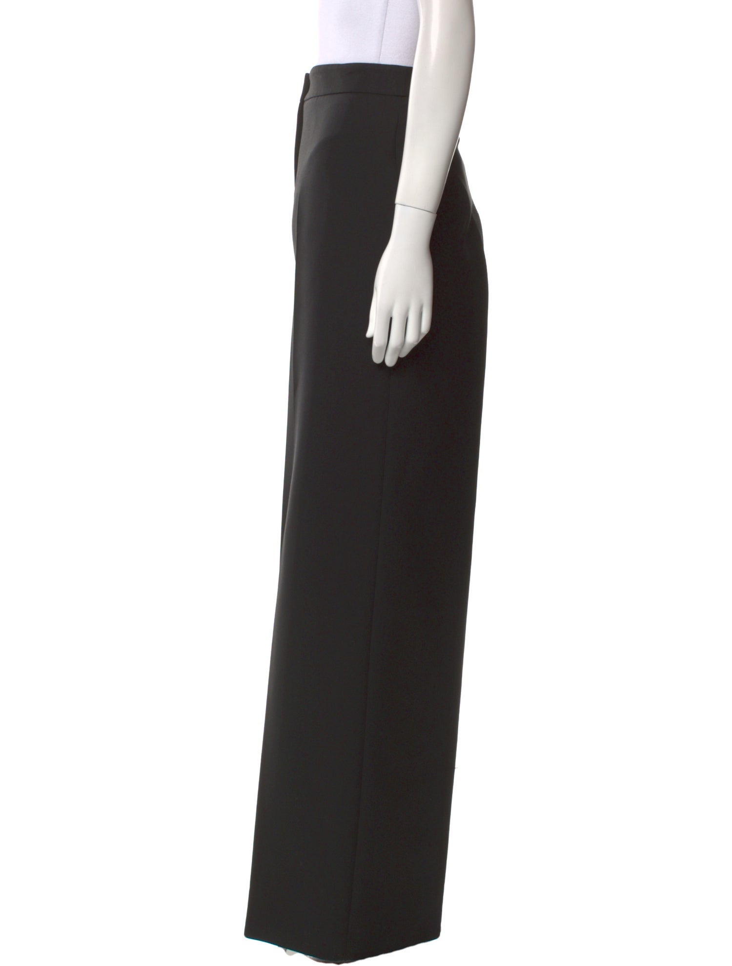 Alexander McQueen Wool Wide Leg Pants