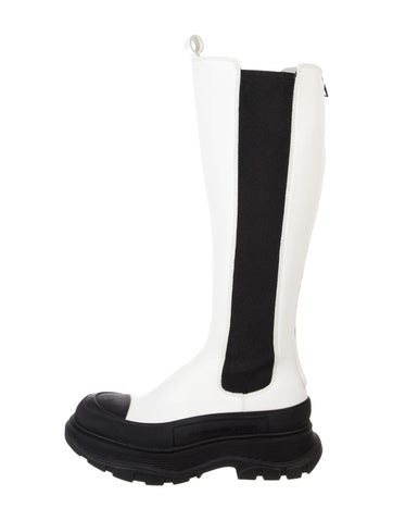 Alexander McQueen Boots Leather Chelsea IT 38 | 8