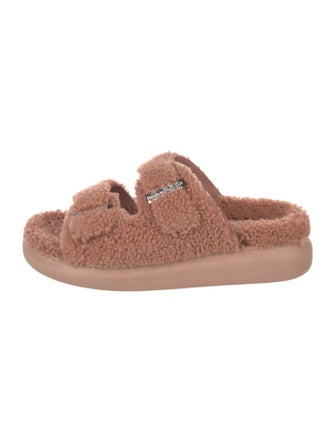 Alexander McQueen Shearling Mules