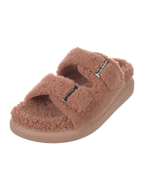 Alexander McQueen Shearling Mules