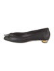 Alexander McQueen Leather Bow Accents Flats