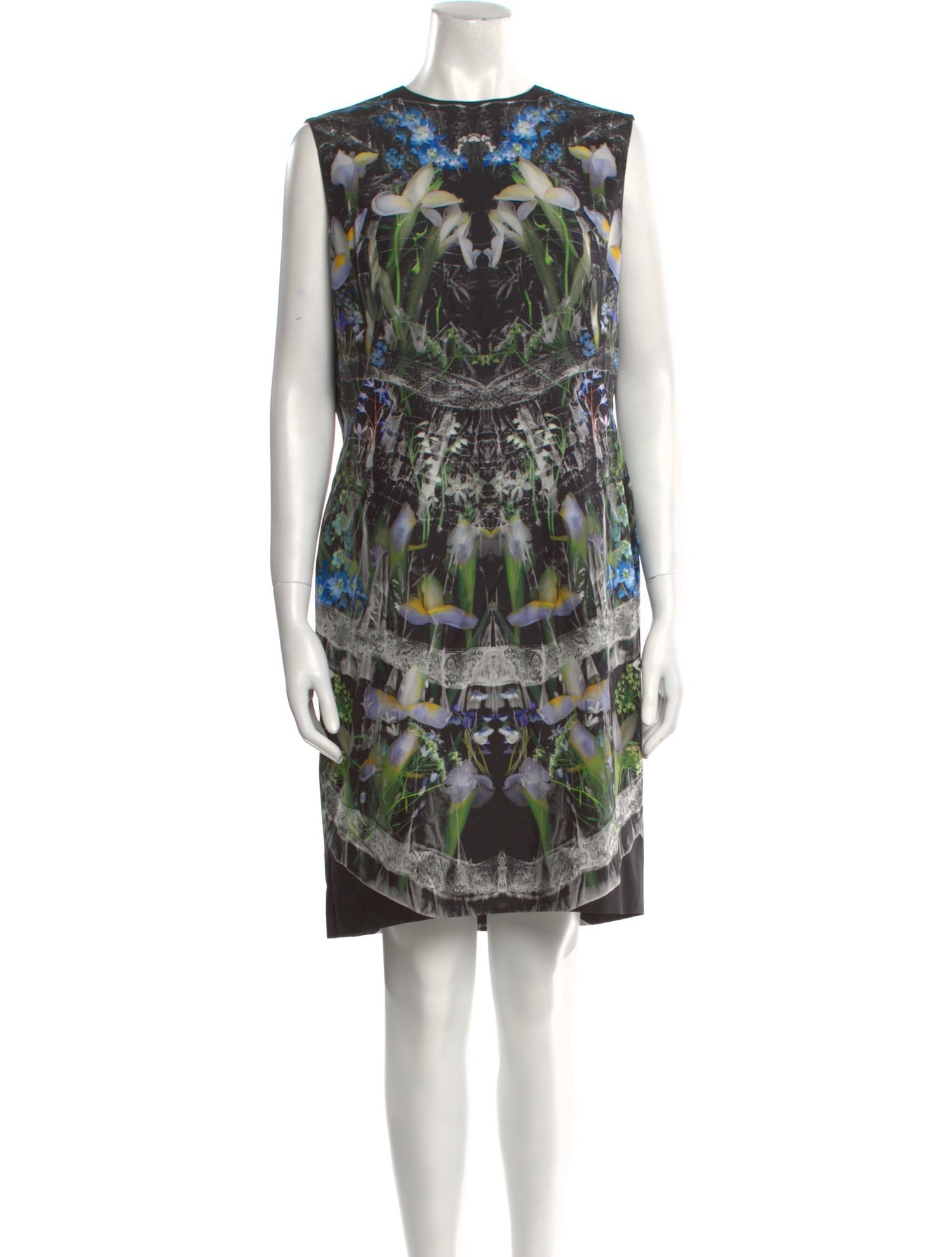 Alexander McQueen Silk Knee-Length Dress