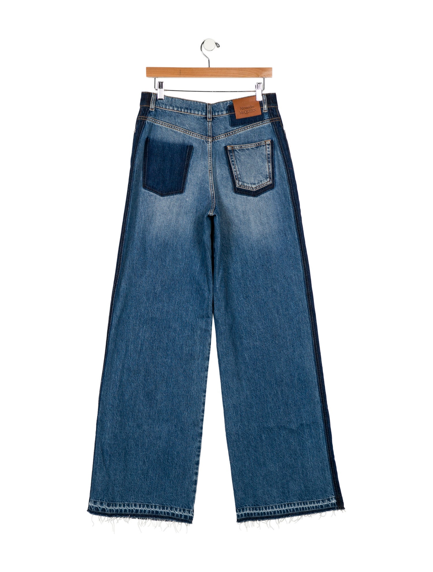 Alexander McQueen High-Rise Wide Leg Jeans w/ Tags