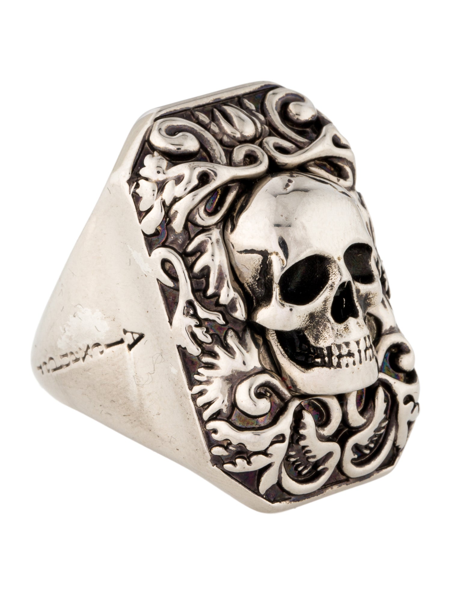 Alexander McQueen Skull Signet Ring