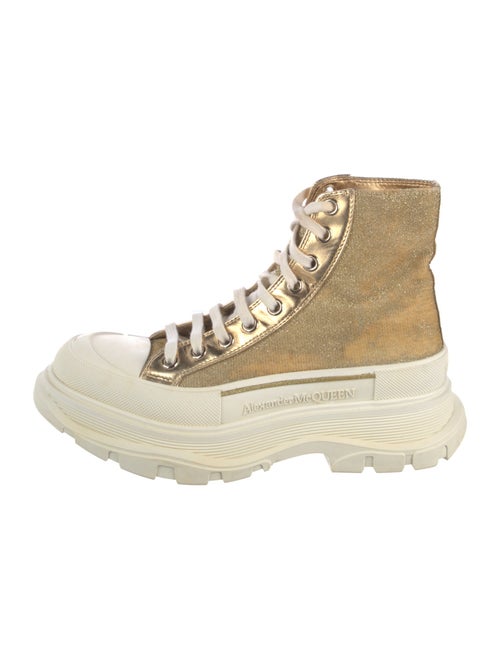 Alexander McQueen Rubber Colorblock Pattern Chunky Sneakers