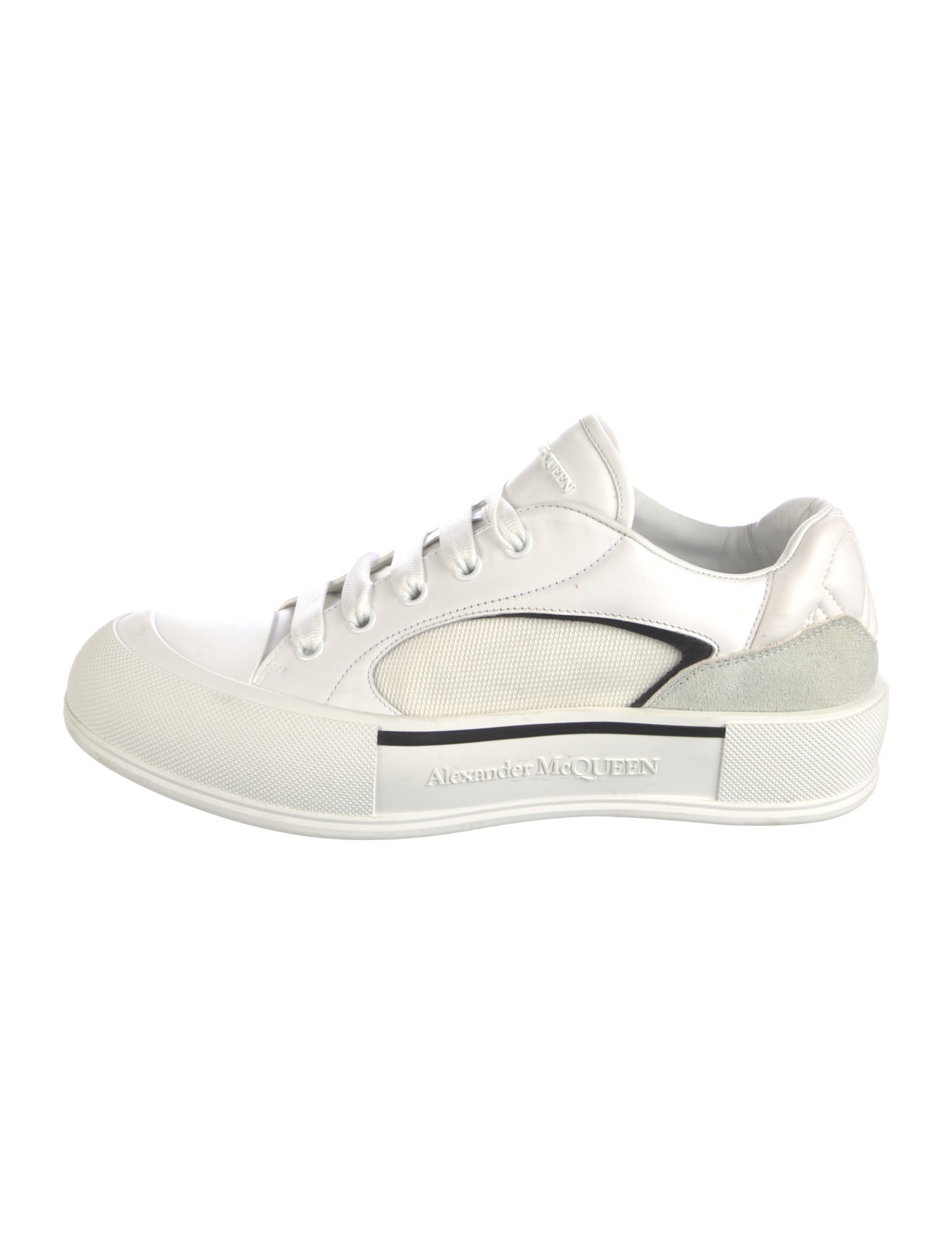 Alexander McQueen Leather Printed Sneakers