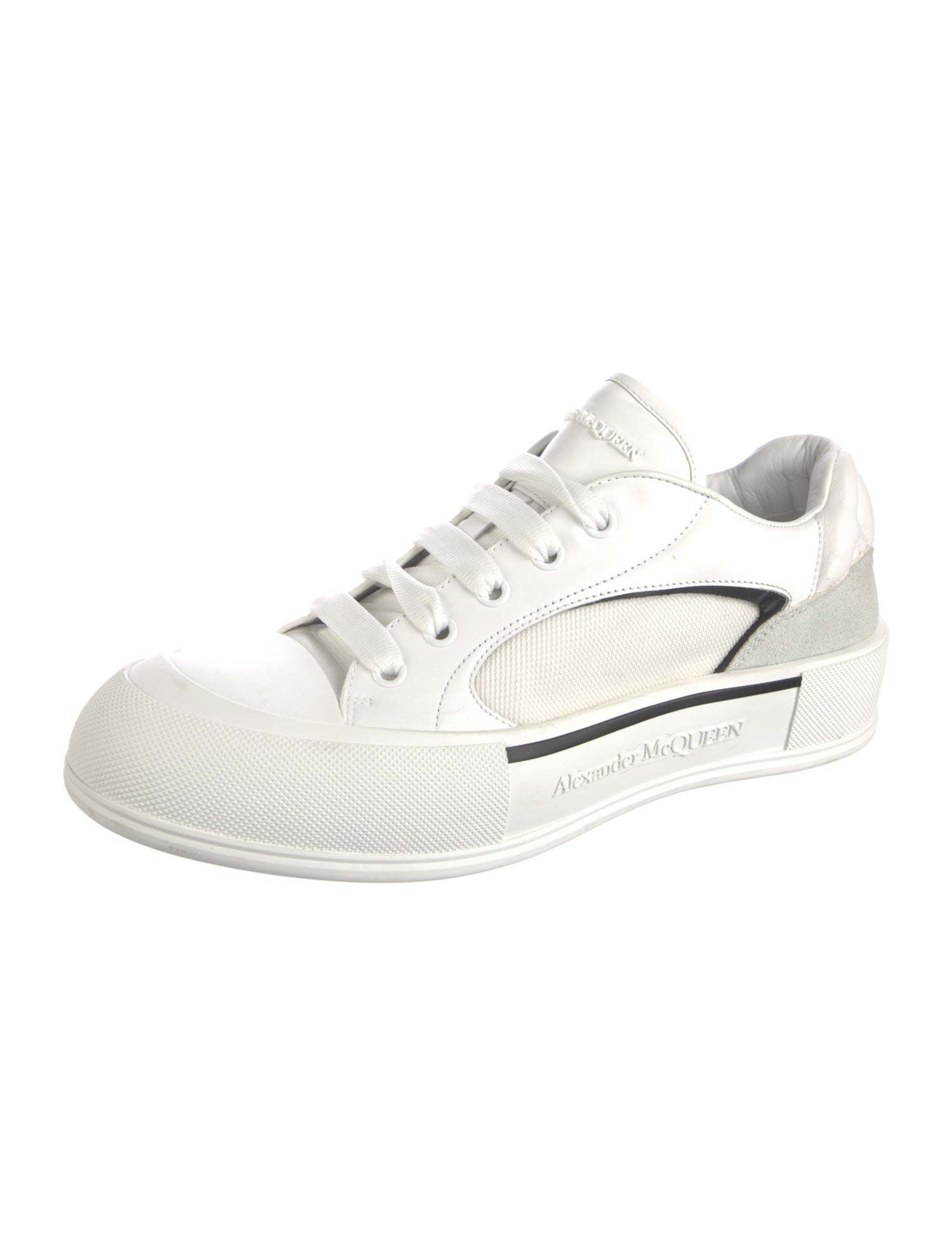 Alexander McQueen Leather Printed Sneakers