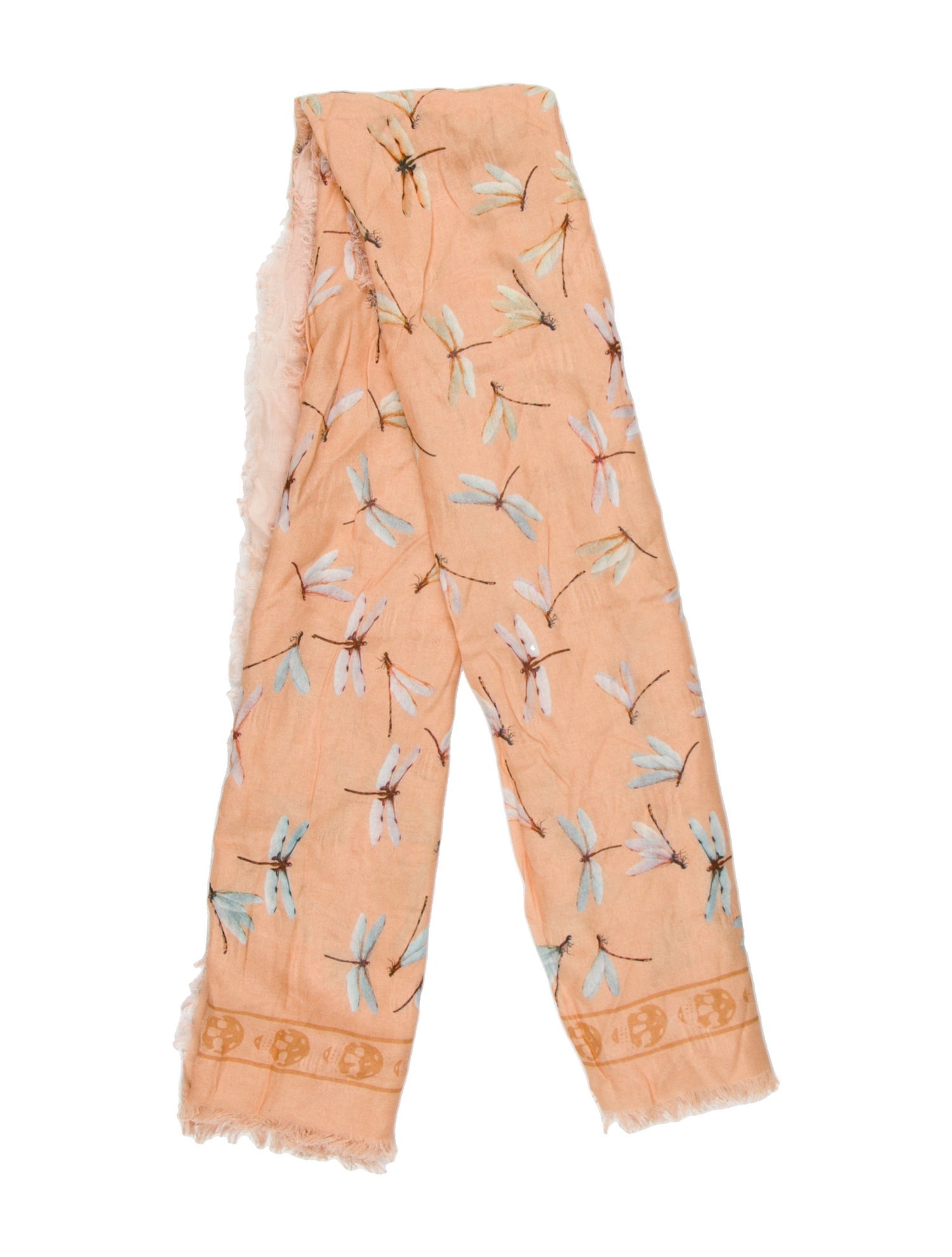 Alexander McQueen Silk Printed Scarf