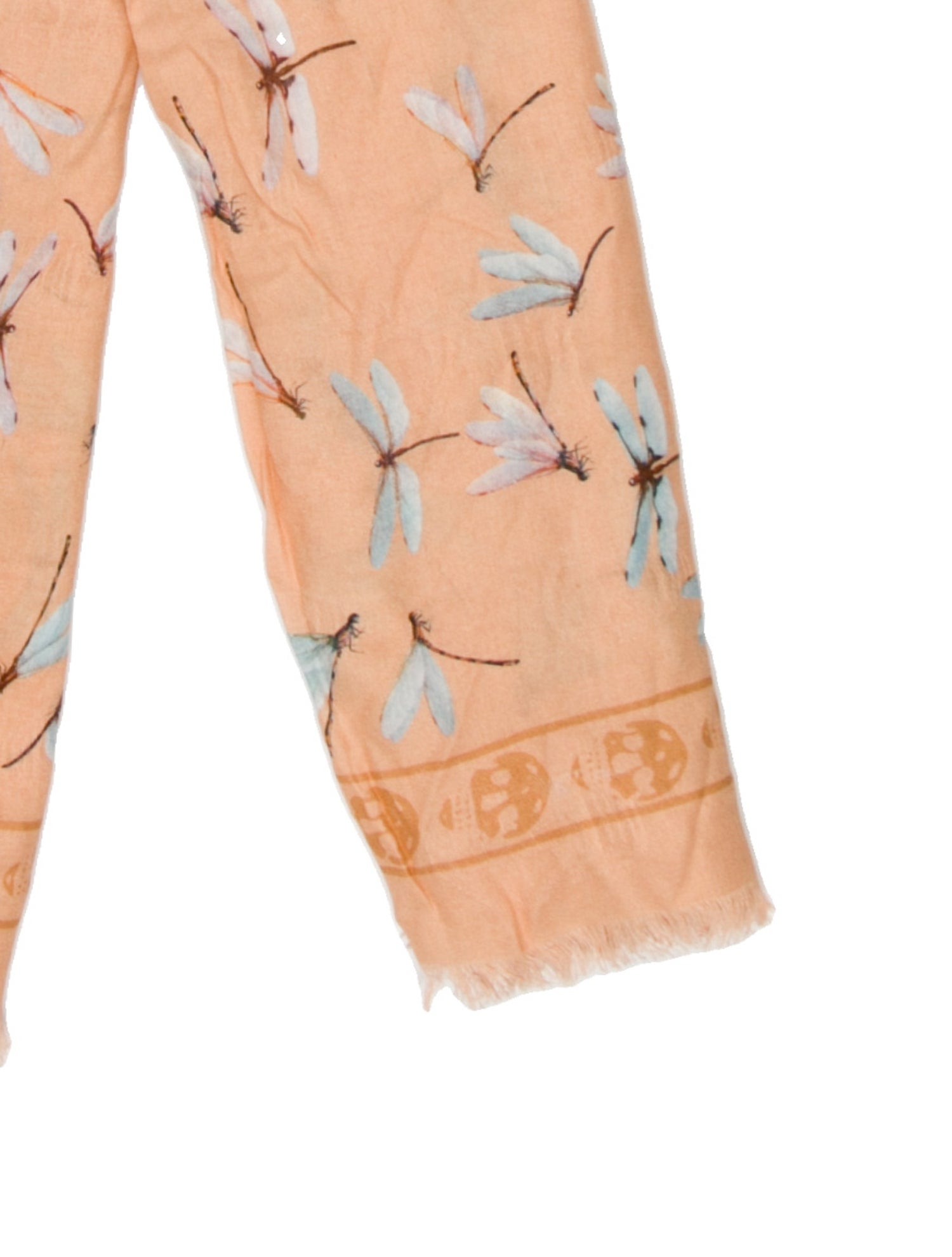 Alexander McQueen Silk Printed Scarf