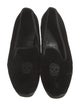 Alexander McQueen Skull Velvet Loafers