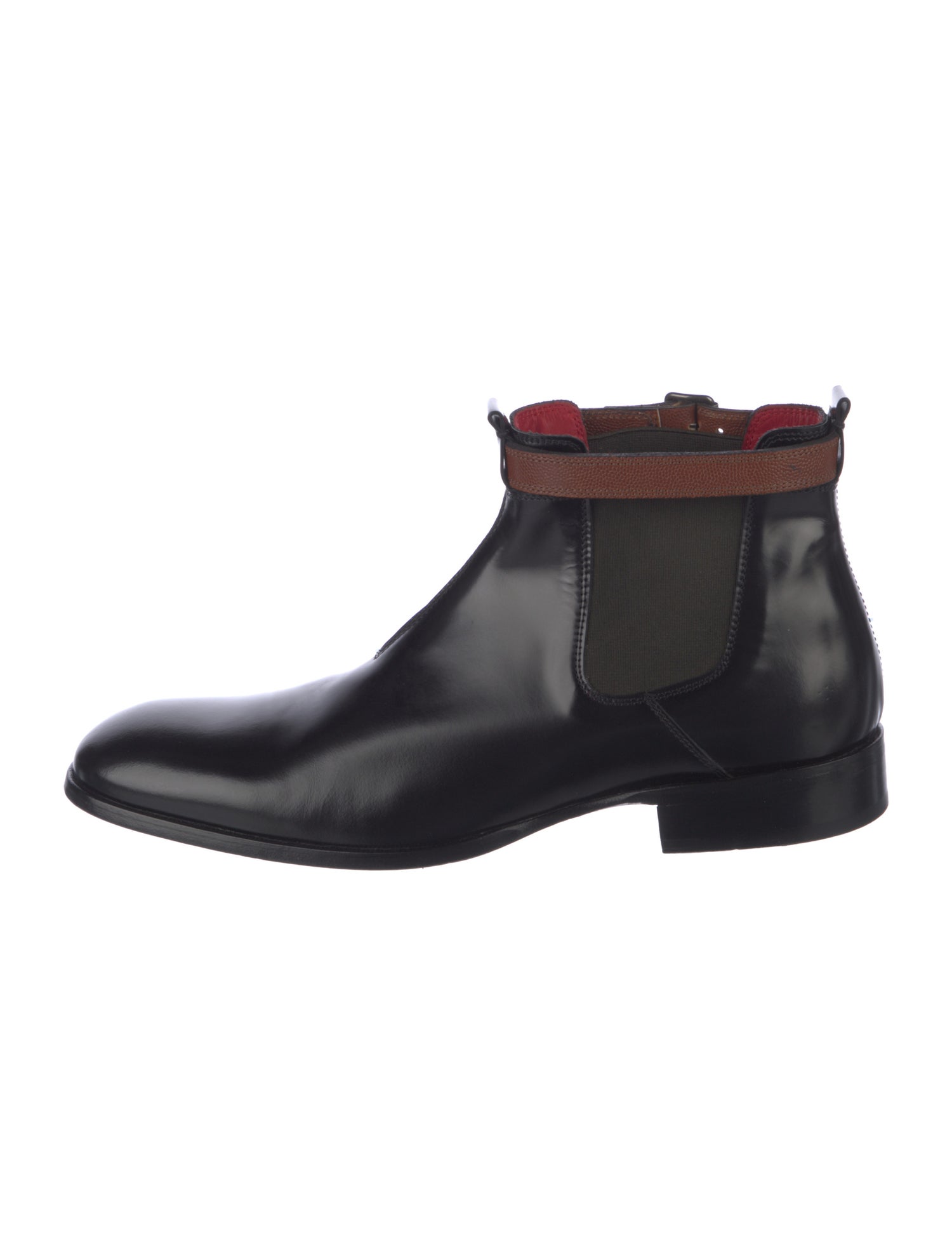 Alexander McQueen Leather Chelsea Boots