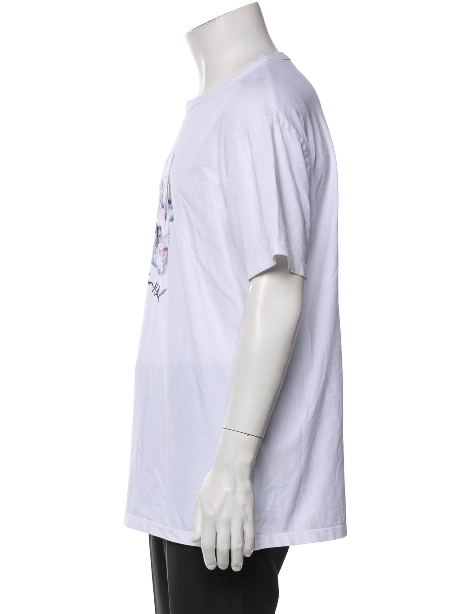 Alexander McQueen Graphic Print Crew Neck T-Shirt