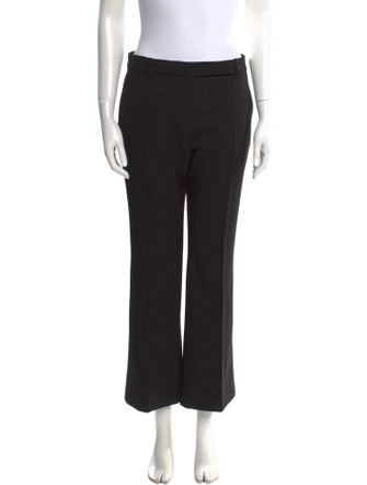 Alexander McQueen Virgin Wool Wide Leg Pants