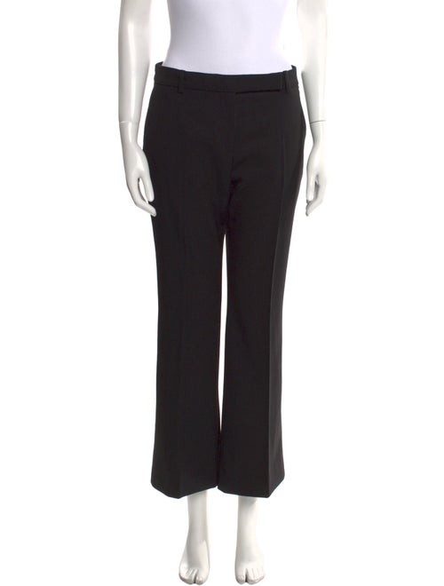 Alexander McQueen Virgin Wool Wide Leg Pants