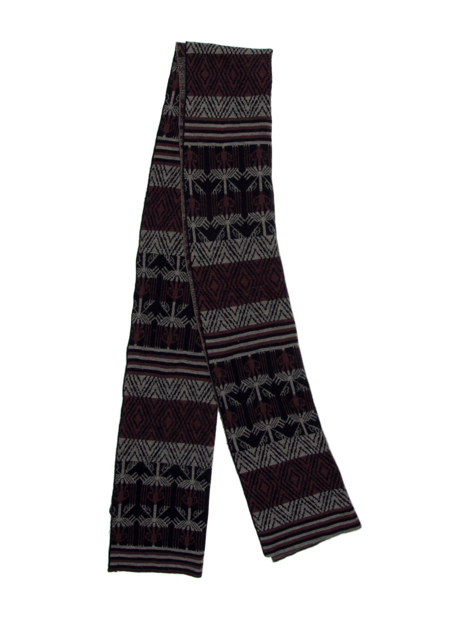 Alexander McQueen Wool Skull Scarf