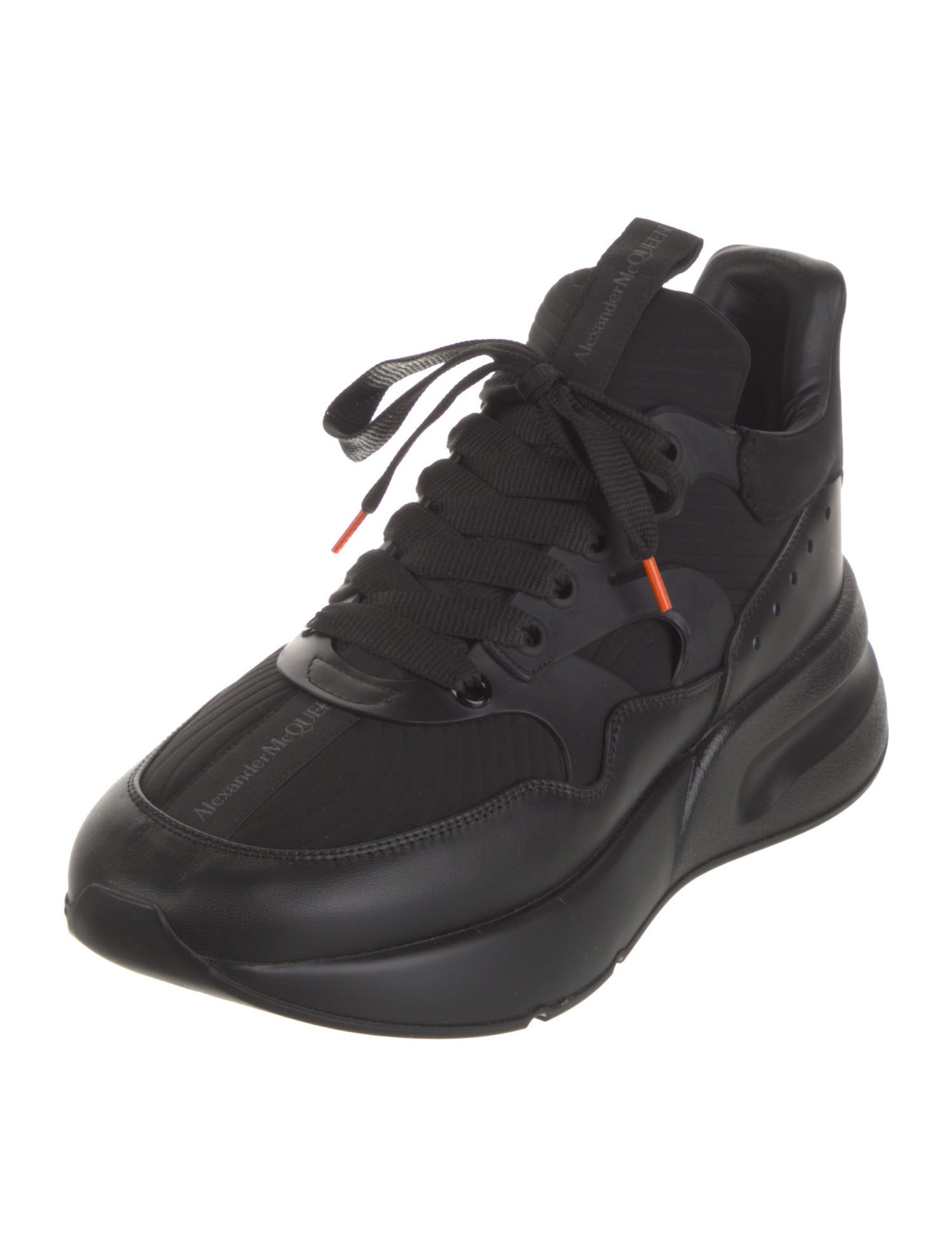 Alexander McQueen Leather Printed Sneakers