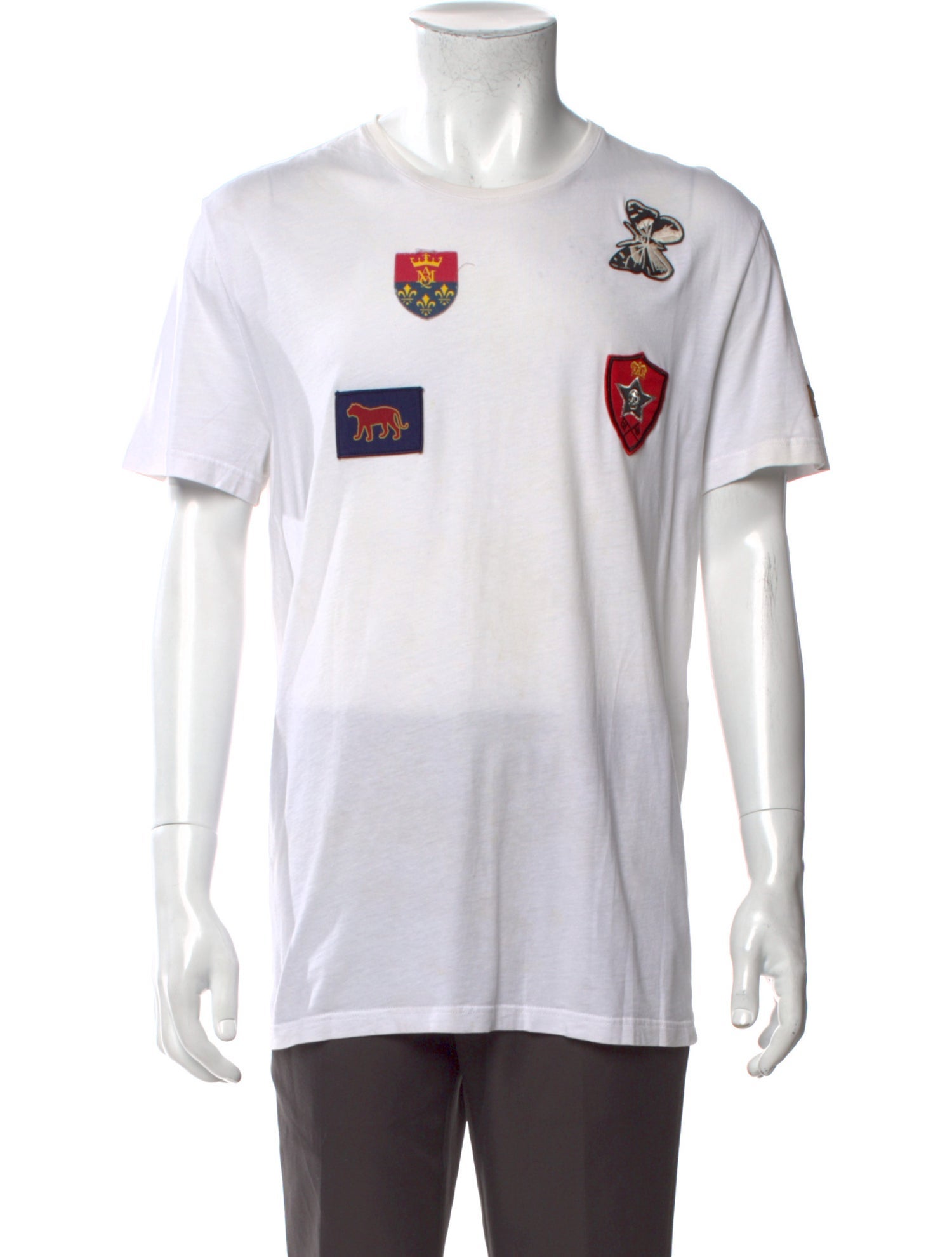 Alexander McQueen Graphic Print Crew Neck T-Shirt