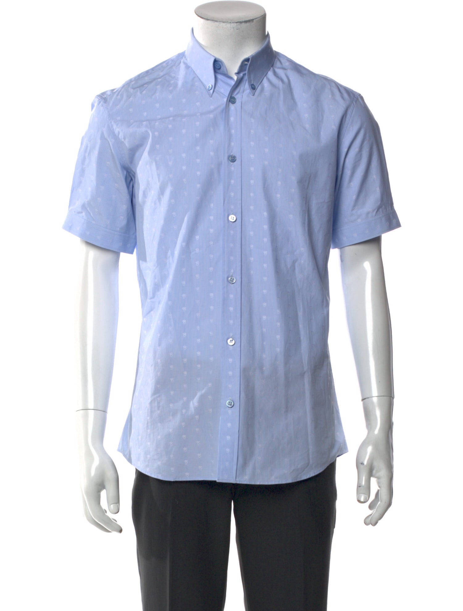 Alexander McQueen Skull Short Sleeve Shirt