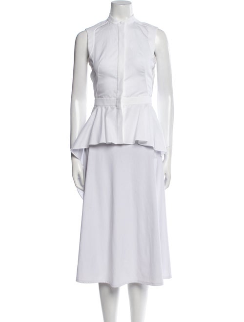 Alexander McQueen Mock Neck Sleeveless Top