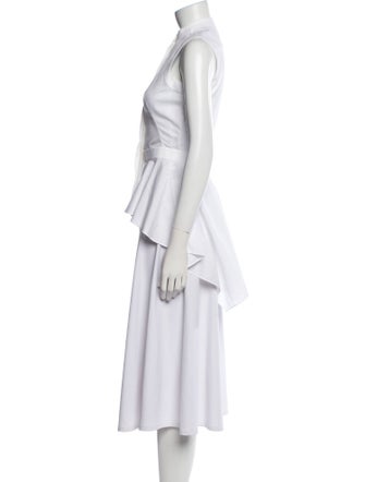 Alexander McQueen Mock Neck Sleeveless Top