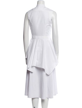 Alexander McQueen Mock Neck Sleeveless Top