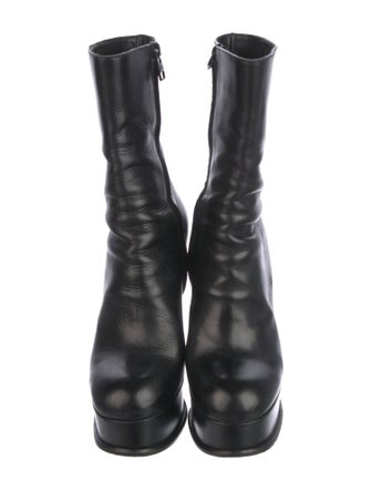 Alexander McQueen Leather Boots