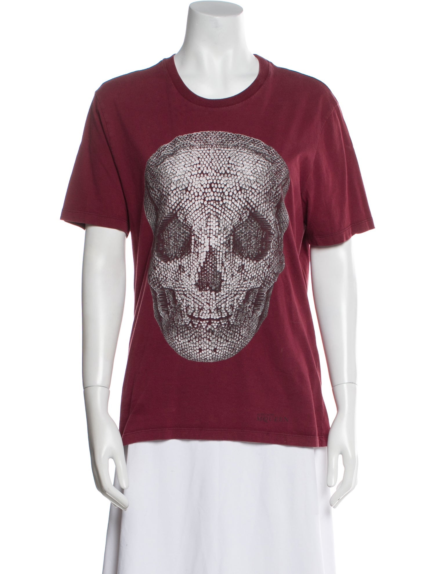 Alexander McQueen Graphic Print Crew Neck T-Shirt