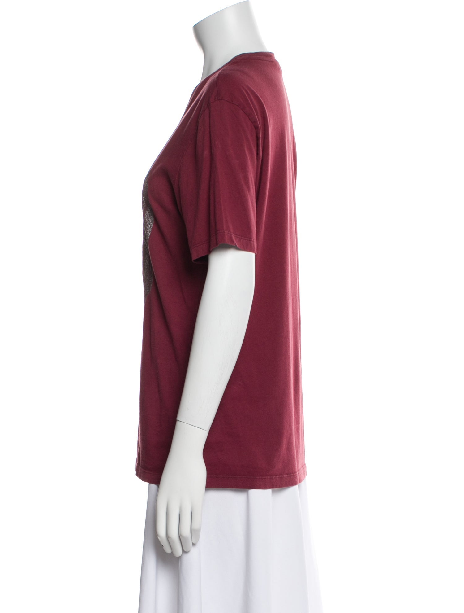 Alexander McQueen Graphic Print Crew Neck T-Shirt