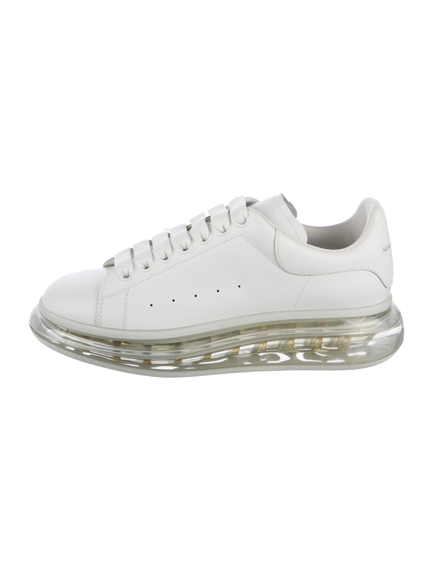 Alexander McQueen Leather Printed Sneakers
