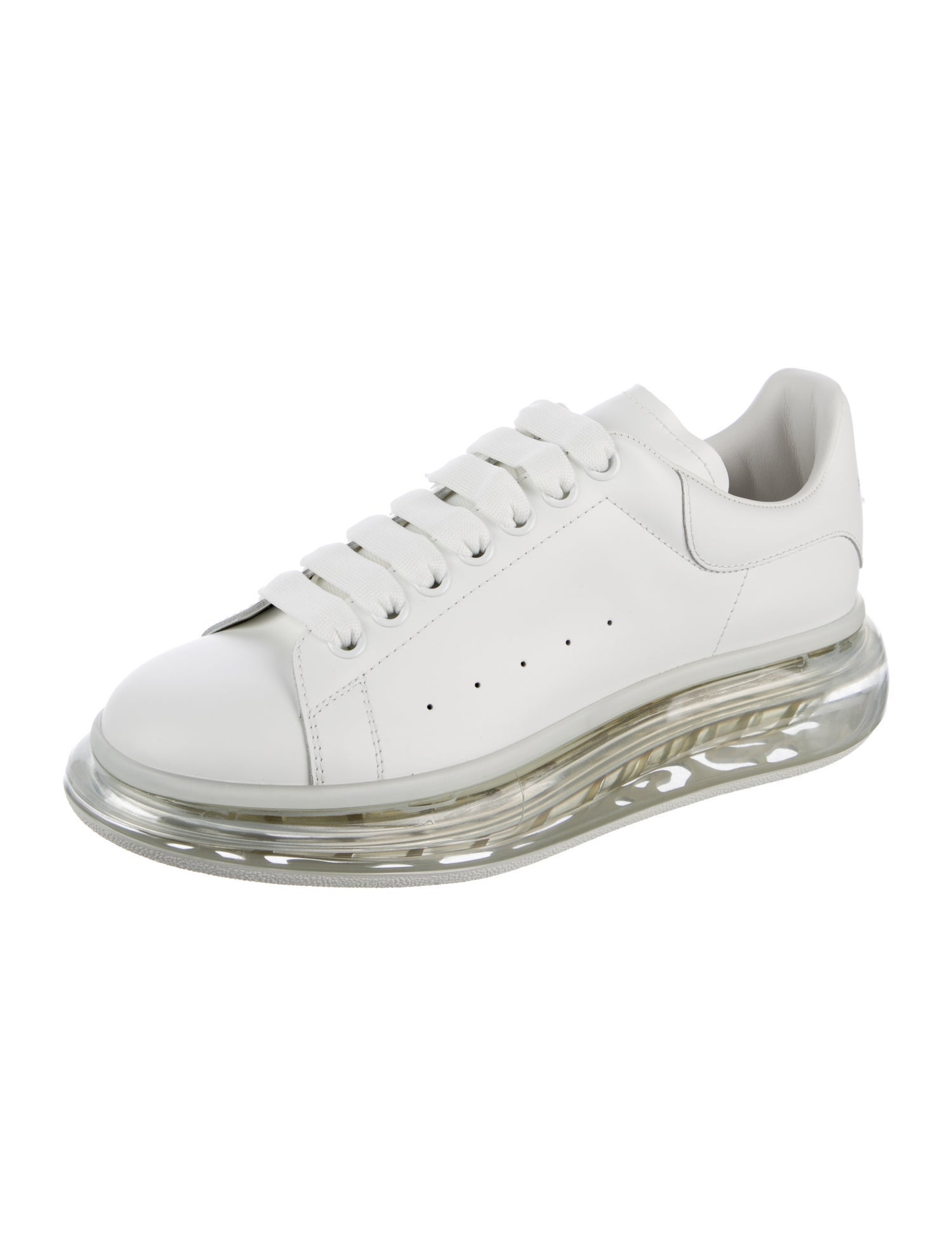 Alexander McQueen Leather Printed Sneakers