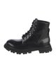 Alexander McQueen Leather Combat Boots