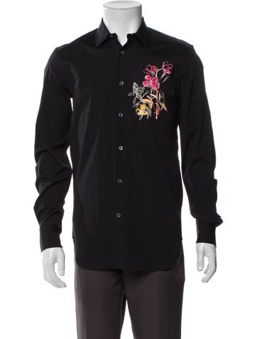 Alexander McQueen Dress Shirts Long Sleeve Shirt S