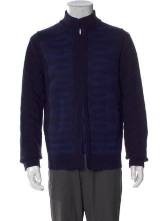 Alexander McQueen Wool Turtleneck Cardigan