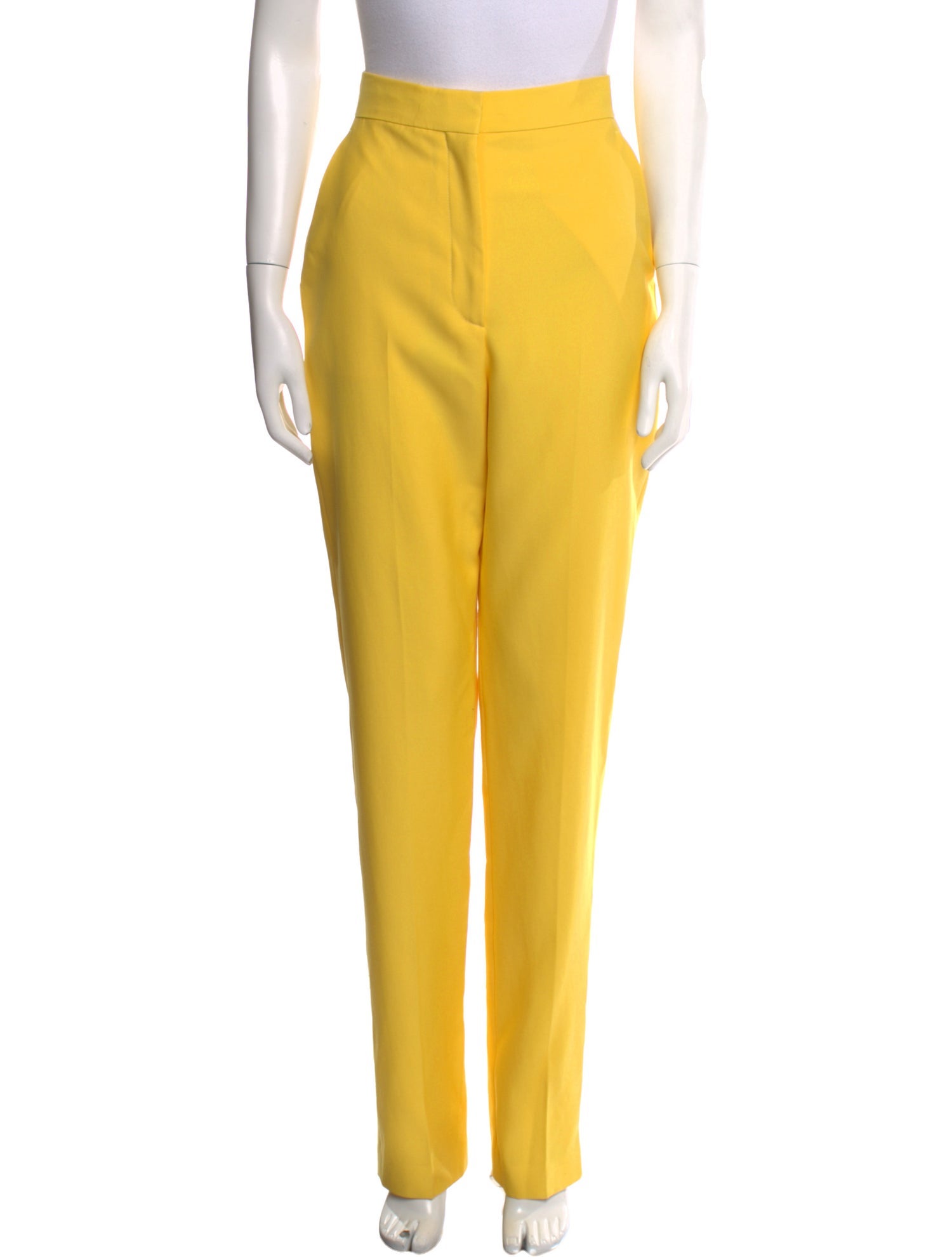 Alexander McQueen Wool Straight Leg Pants