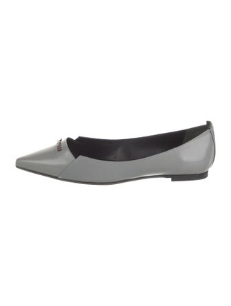 Alexander McQueen Leather Ballet Flats