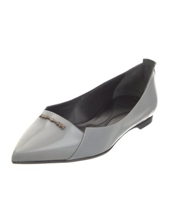 Alexander McQueen Leather Ballet Flats