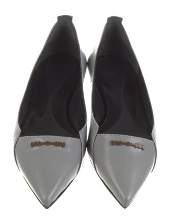 Alexander McQueen Leather Ballet Flats
