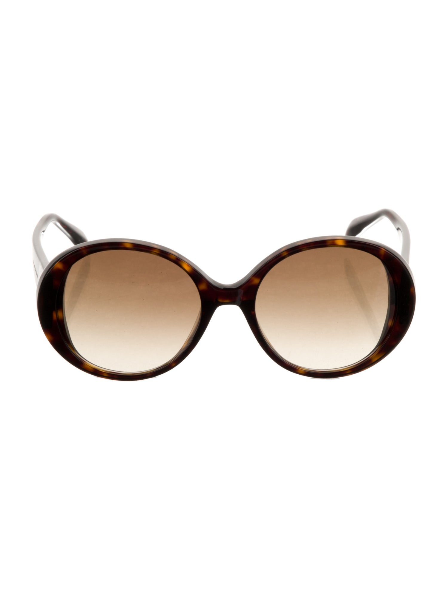Alexander McQueen Round Gradient Sunglasses