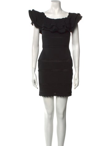 Alexander McQueen Dresses Bateau Neckline Mini Dress M