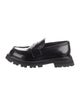 Alexander McQueen Leather Scalloped Accent Loafers