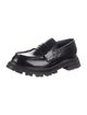 Alexander McQueen Leather Scalloped Accent Loafers